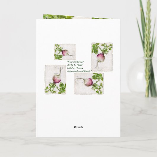 Expect Miracles Everyday. Fine Art Greeting Card Kaart (Achterkant)