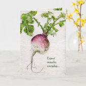 Expect Miracles Everyday. Fine Art Greeting Card Kaart (Gele Bloem)