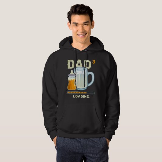 Expectant Dad Dad to be Future Dad 3rd child  2 Hoodie (Voorkant volledig)