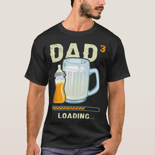 Expectant Dad Dad to be Future Dad 3rd child  2 T-shirt (Voorkant)