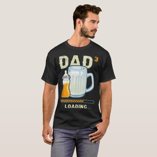 Expectant Dad Dad to be Future Dad 3rd child  2 T-shirt (Voorkant volledig)