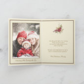 Expectant Mary Christmas Blessings with Isaiah 7:1 Feestdagen Kaart (Binnen)