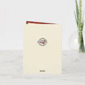 Expectant Mother Mary Magnificat Scripture Feestdagen Kaart (Achterkant)