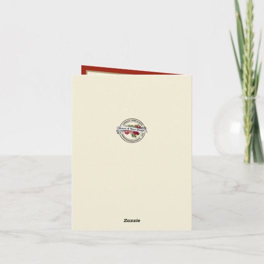 Expectant Mother Mary Magnificat Scripture Feestdagen Kaart (Achterkant)