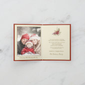 Expectant Mother Mary Magnificat Scripture Feestdagen Kaart (Binnen)