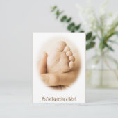 Expecting a Baby Card Feestdagenkaart (Staand voorkant)