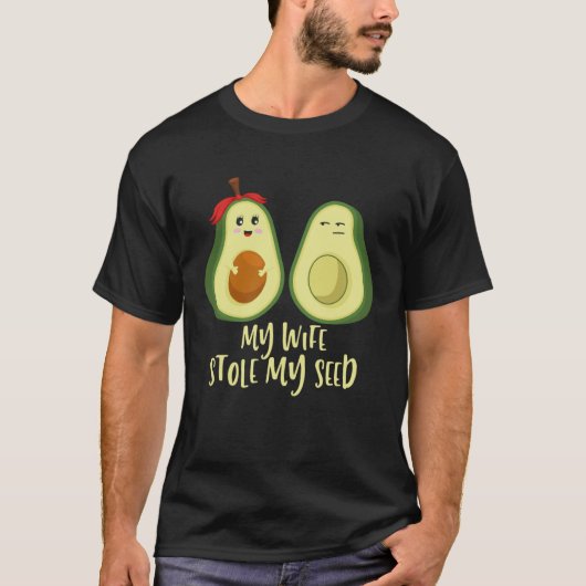 Expecting Dad Pregnant Keto Avocado T-shirt (Voorkant)
