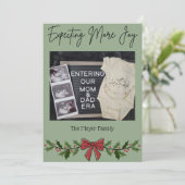 Expecting More Joy Christmas Card Feestdagenkaart (Staand voorkant)