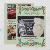 Expecting More Joy Holiday Card Feestdagenkaart (Voorkant / Achterkant)