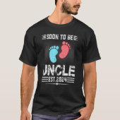 Expecting New Uncle Soon To Be Promoted To Uncle 2 T-shirt (Voorkant)