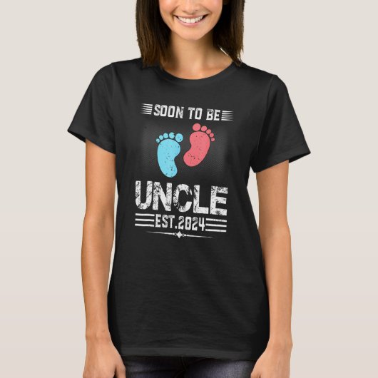 Expecting New Uncle Soon To Be Promoted To Uncle 2 T-shirt (Voorkant)