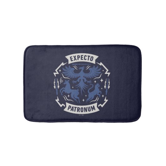 Expecto Patronum Vintage Silhouet Grafisch Badmat (Voorkant)