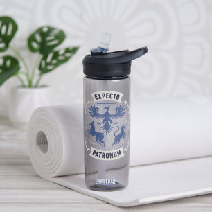 Expecto Patronum Vintage Silhouet Grafisch Design Waterfles