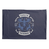 Expecto Patronum Vintage Silhouet Grafisch Kussensloop (Achterkant)