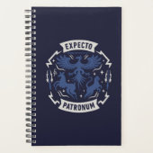 Expecto Patronum Vintage Silhouet Grafisch Planner (Voorkant)