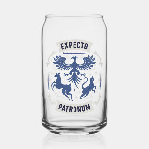 Expecto Patronum Vintage Silhouette Grafisch Blikvorm Glas
