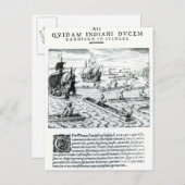 Expeditie van Thomas Cavendish Briefkaart (Voorkant / Achterkant)
