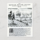 Expeditie van Thomas Cavendish Briefkaart (Voorkant)