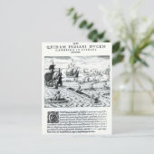 Expeditie van Thomas Cavendish Briefkaart (Staand voorkant)