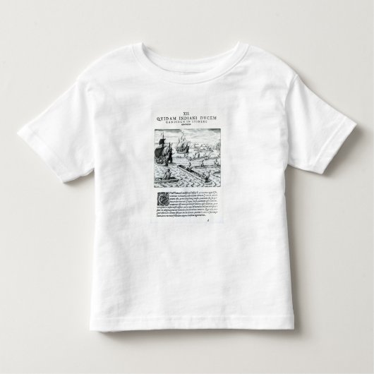 Expeditie van Thomas Cavendish Kinder Shirts (Voorkant)