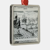 Expeditie van Thomas Cavendish Metalen Ornament (Rechts)