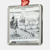 Expeditie van Thomas Cavendish Metalen Ornament (Links)