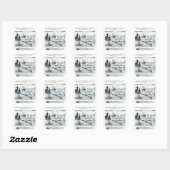 Expeditie van Thomas Cavendish Vierkante Sticker (Vel)