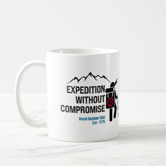 Expeditie zonder Compromis.w Koffiemok (Links)