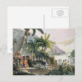 Expeditiepartij en koning Kamehameha I Briefkaart (Voorkant / Achterkant)