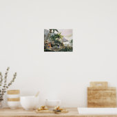 Expeditiepartij en koning Kamehameha I Poster (Keuken)