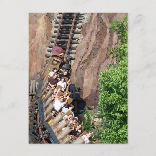 Expedition Everest Roller Onderzetter Briefkaart (Voorkant)