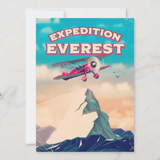 Expedition Everest Travel poster (Achterkant)