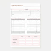 Expense Tracker Notes (Voorkant)