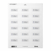 Experian adreslabel etiket (Full Sheet)