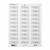 Experian Geschillen Verzendadres Label (Full Sheet)