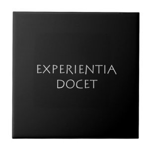 Experientia docet tegeltje