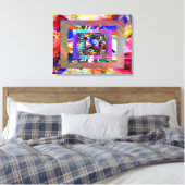 Experiment #2 canvas afdruk (Insitu (Slaapkamer))