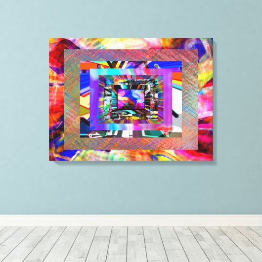 Experiment #2 canvas afdruk (Insitu (Houten vloer))