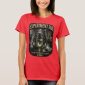 Experiment Mislukt Vrouwen Donker T-shirt (Voorkant)