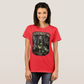Experiment Mislukt Vrouwen Donker T-shirt (Voorkant volledig)