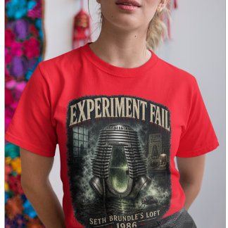 Experiment Mislukt Vrouwen Donker T-shirt