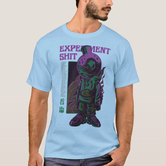 Experiment Sheet – Bold Statement T-shirt (Voorkant)