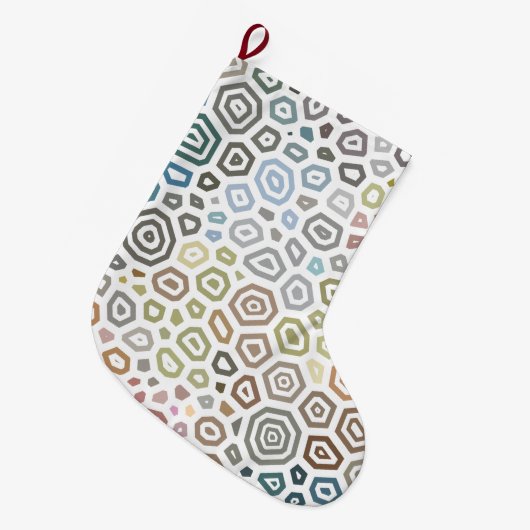 Experimenteel patroon 2 grote kerstsok (Voorkant (Hangend))