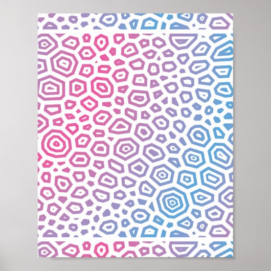 Experimenteel patroon 5 poster (Voorkant)