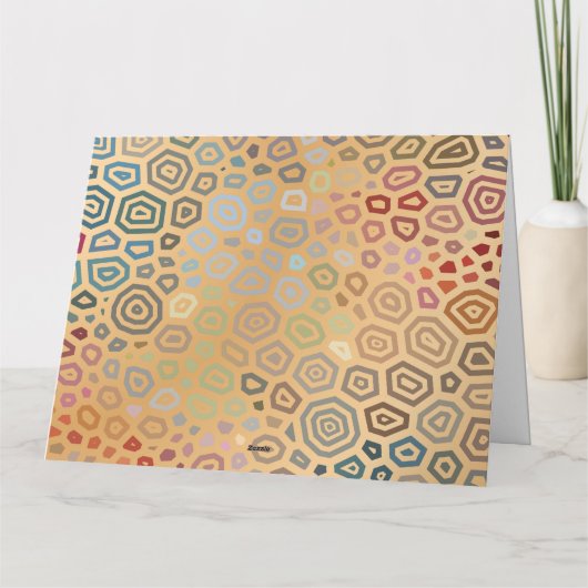 Experimenteel patroon 7 bedankkaart (Achterkant)