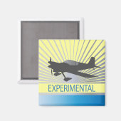 Experimenteel Vliegtuig Magneet (Voorkant / Achterkant)