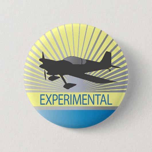 Experimenteel Vliegtuig Ronde Button 5,7 Cm (Voorkant)