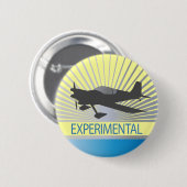 Experimenteel Vliegtuig Ronde Button 5,7 Cm (Voorkant /achterkant)