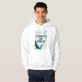 Experimenteer en evolueer 2 hoodie (Voorkant volledig)