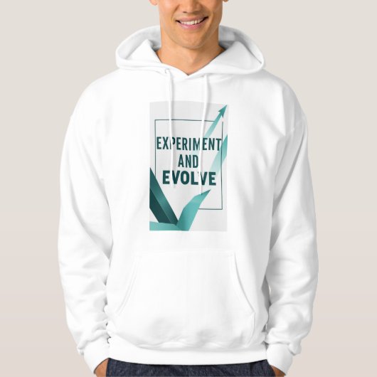 Experimenteer en evolueer 2 hoodie (Voorkant)